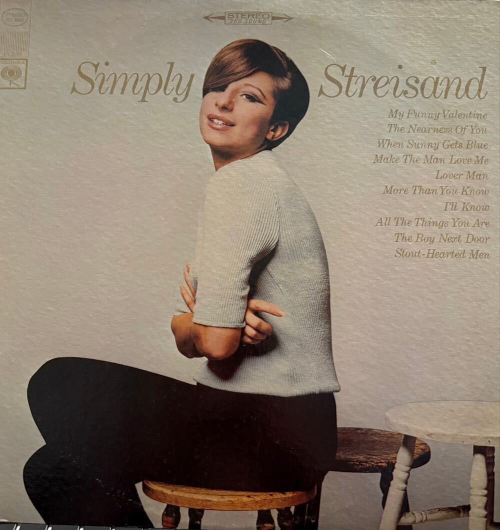 Barbra Streisand Simply Streisand LP Vinyl Record, 1967 Columbia Stereo 360